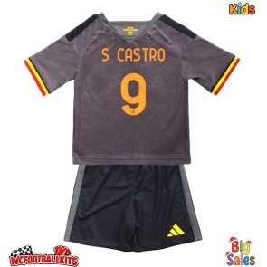 AS Roma Santiago Castro #9 Replica Third Stadium Kit for Kids 2026-27 Short Sleeve (+ pants)